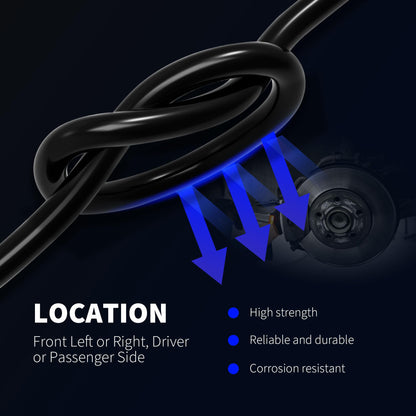 HiSport Front Driver or Passenger Side ABS Wheel Speed Sensor Compatible with Chevrolet Malibu 2013-2015, Impala 2014-2019, Malibu Limited 2016, Sedan Replace 22831244, 23483145