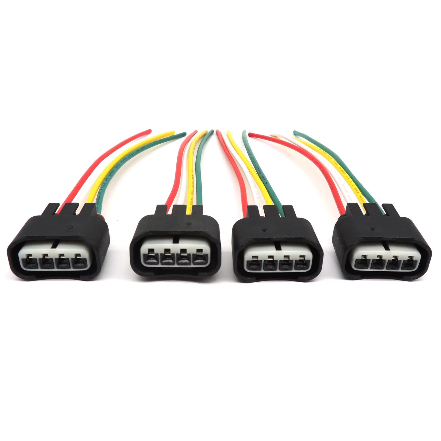 HiSport Ignition Coil Plug Connector Harness 4 Set Replacement for Toyota Lexus Camry Yaris 90980-11885
