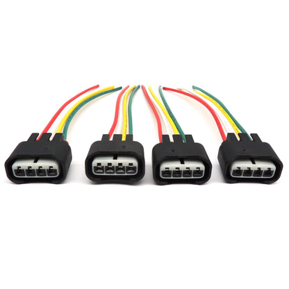 HiSport Ignition Coil Plug Connector Harness 4 Set Replacement for Toyota Lexus Camry Yaris 90980-11885