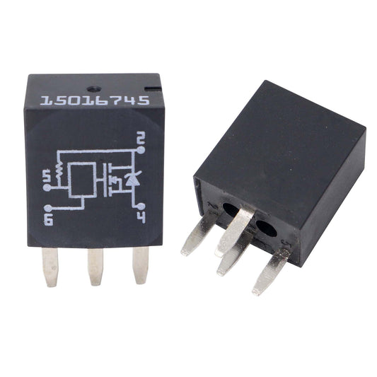 HiSport Relay 4 Pins Headlight A/C Relay Compatible with Chevrolet GMC Buick Replacement for 1R1944 RY560 13506836 601-238 15016745, 2PCS