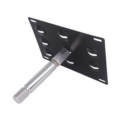 HiSport License Plate Holder Front Bumper Compatible with Mercedes C-Class CLA-Class E-Class S-Class GLK-Class ML-Class GLA-Class SL-Class, No Drill Relocator Hole Adapter Support Holder