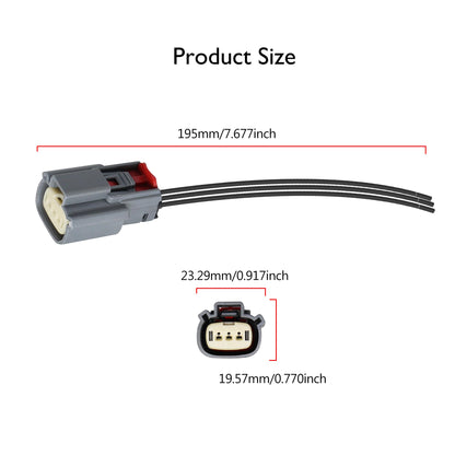 HiSport Ignition Coil Harness Connector WPT1284 Compatible with Ford F-150 2011-2014,Replacement for Ford Explorer F-150 Flex Lincoln MKT Navigator 3.5 V6 Engine Repalce CU2Z-14S411-AFA 2PCS