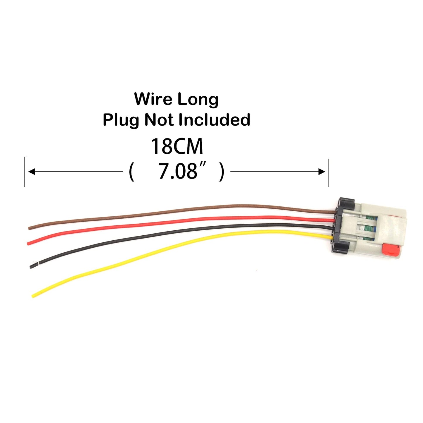 HiSport Fuel Pump Connector Wiring Harness Pigtail Plug Replace for 888-159, PT1402, FPX-03 Compatible with Chrysler Chevrolet Dodge Pontiac Ford GMC