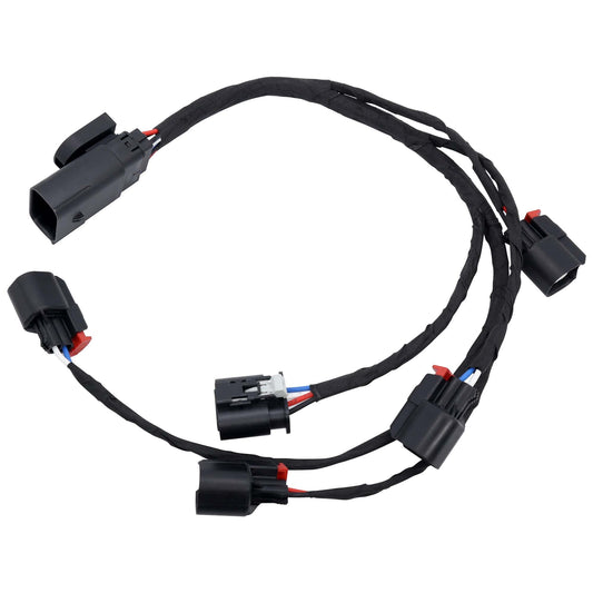 HiSport Fuel Injection Ignition Harness Compatible with GM Left & Right Hand Fuel Rail 5.3L 6.2L V8, 28329581 Replacement for GM Sierra, Yukon, Chevy Silverado, Tahoe, Suburban, Cadillac Escalade, CTS