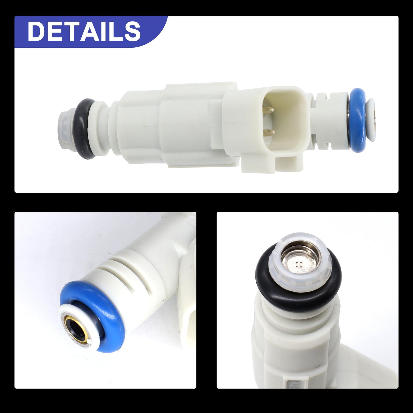 HiSport Fuel Injectors 0280156155 0280156010 Compatible with Ford Ranger 2.3L 2001-2003,Replacement for Mazda B2300 2.3L 2001-2004 4 PCS