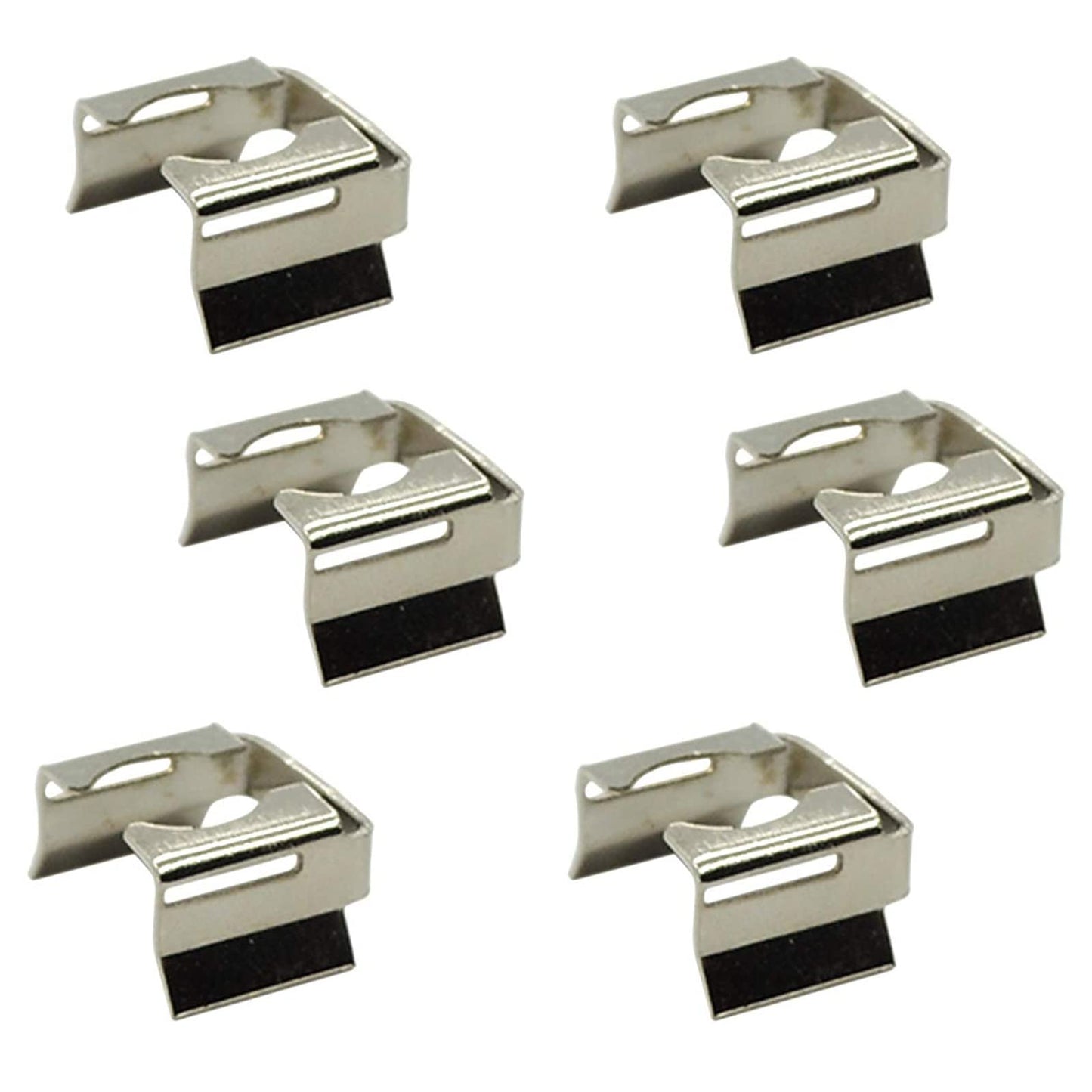 HiSport Universal Fuel Injector Metal Retaining Clip Retainer Kit 6PCS Fit EV1