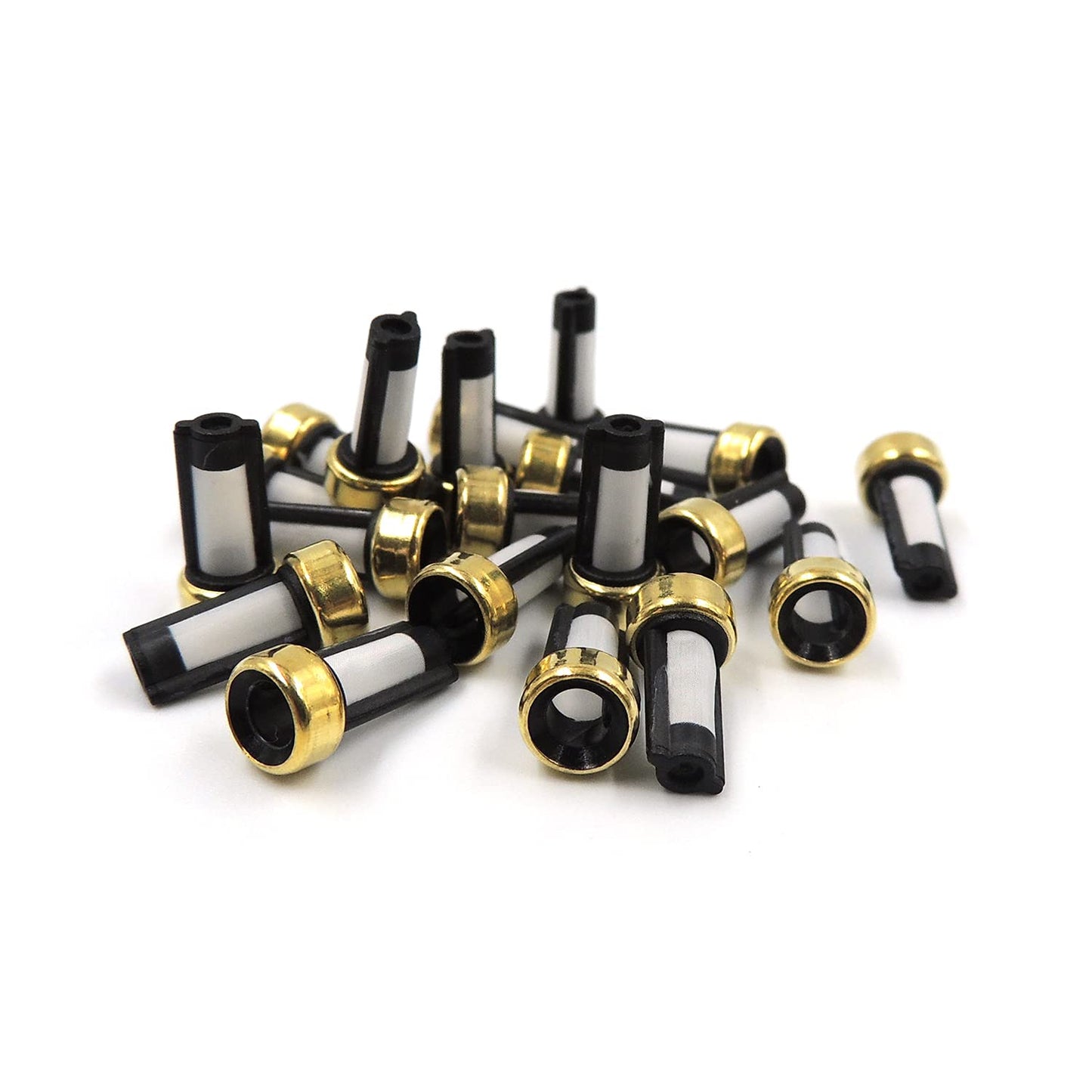 HiSport Fuel Injector 101 Micron Baskets Filter [6mm x 3mm x12mm] Universal Repair Seal Kits [20 Pcs]