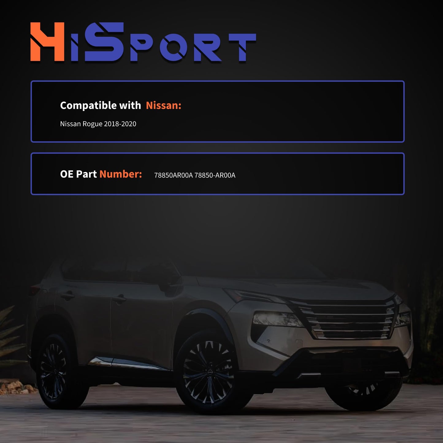 HiSport Fuel Filler Door Lock Actuator 78850AR00A - Compatible with Nissan Rogue 2018 2019 2020