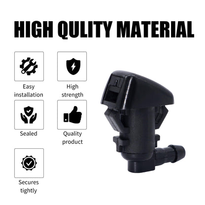 HiSport 55157319AA Windshield Sprinkler Wiper Nozzle - Compatible with Jeep Commander 2006-2010 Liberty 2008-2012 Compatible with Dodge Nitro 2007-2011 - (Two Side)