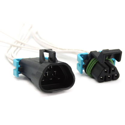 HiSport 1PACK 5 Pin Male And Female Sealed Headlight Assembly Connector Plug Pigtail Wire Wiring Harness Compatible with GM Pontiac G6