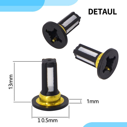 HiSport Fuel Injector Seal Kits Filter Baskets Repair Set CF-106A [10.5mm x 6mm x 13mm] Compatible with Honda[50 Set]