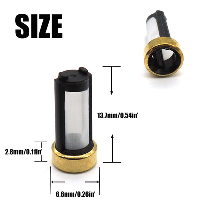 HiSport Fuel Injector Seal Kits Filter Baskets Universal Repair Set CF107 [50 Set]