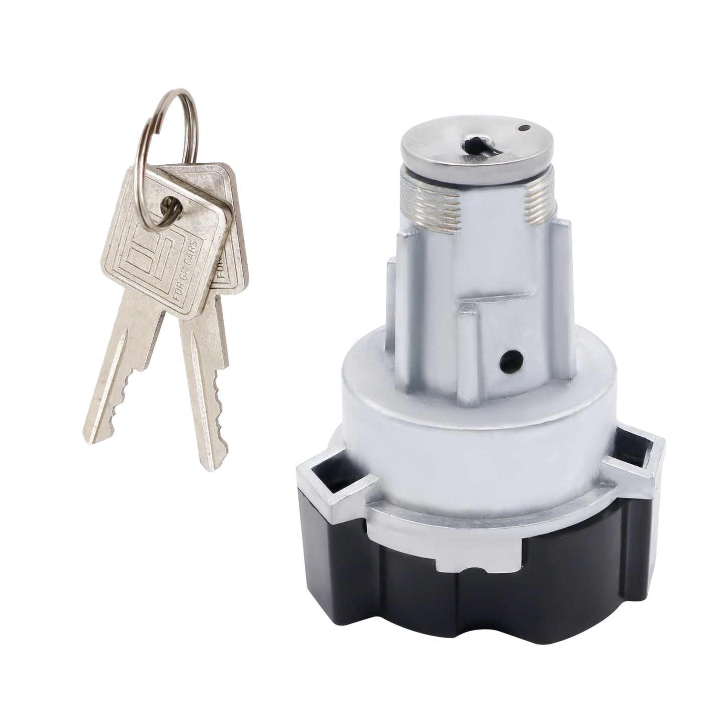 HiSport 1116683 Ignition Lock Cylinder Starter Switch in Dash with 2 Keys Compatible with Chevy GMC 1967-1979 Replace LS105,US84,1125,LS411