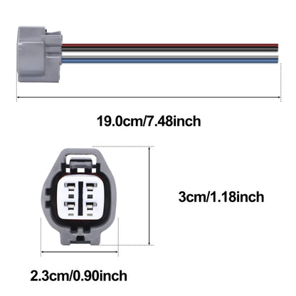 HiSport 4 pin 4-Way 4 Wire Connector for O2 Sensor 19167001 Compatible with Toyota Lexus