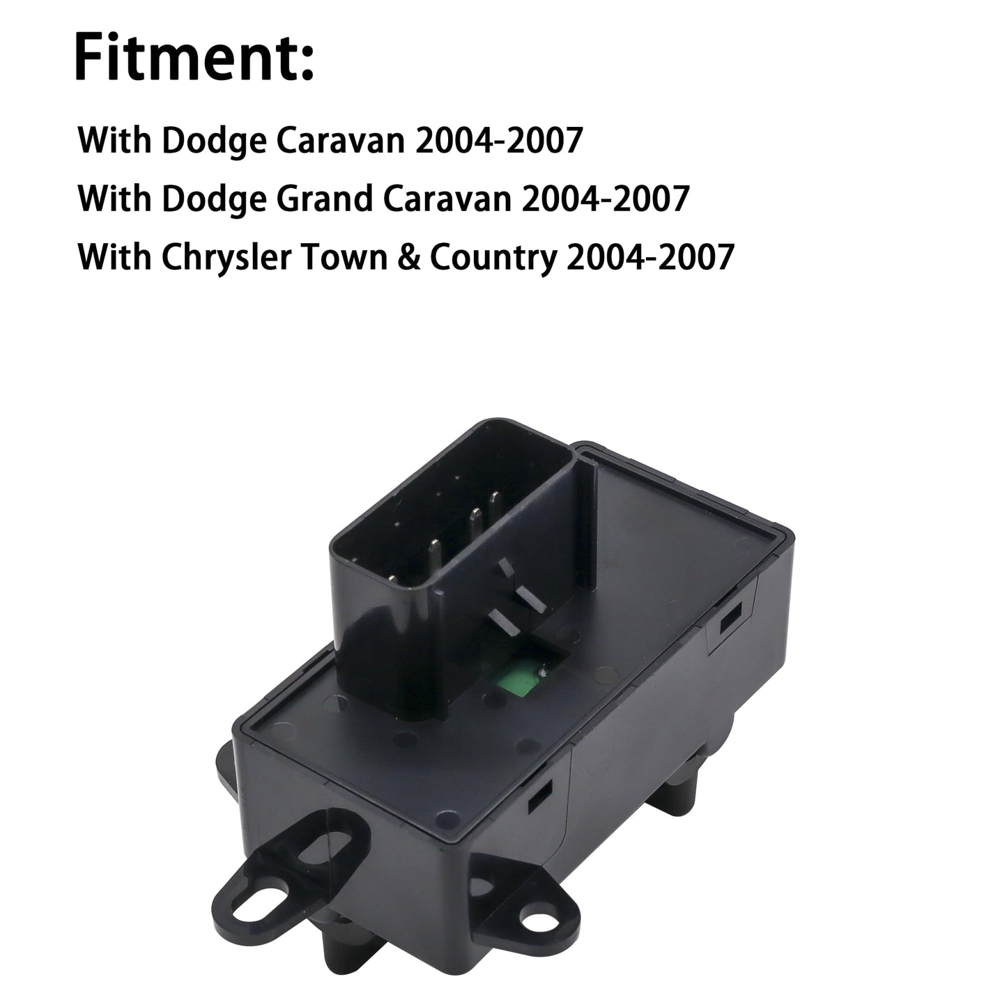 HiSport 4685732AC Power Window Switch Master Button Front Left Driver Side - Compatible with Dodge Caravan 2004-2007 Dodge Grand Caravan 2004-2007 - 11 PINS