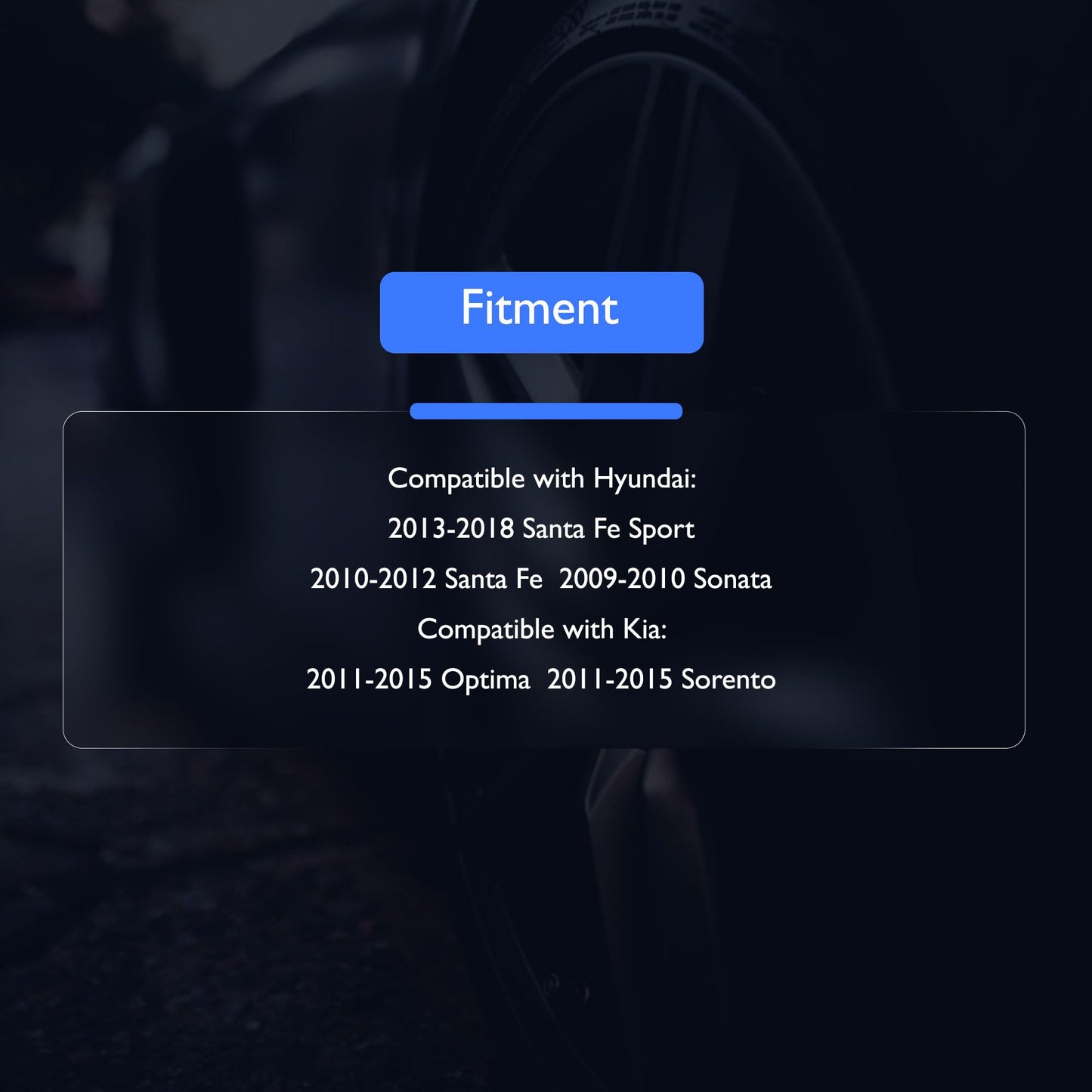 HiSport PCV Valve - Compatible with Hyundai 2013-2018 Santa Fe Sport 2010-2012 Santa Fe 2009-2010 Sonata Compatible with Kia 2011-2015 Optima 2011-2015 Sorento - Replace 267402G600