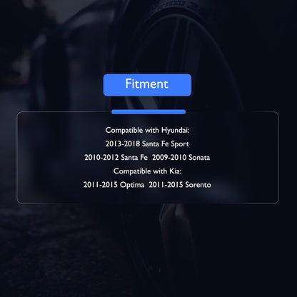 HiSport PCV Valve - Compatible with Hyundai 2013-2018 Santa Fe Sport 2010-2012 Santa Fe 2009-2010 Sonata Compatible with Kia 2011-2015 Optima 2011-2015 Sorento - Replace 267402G600