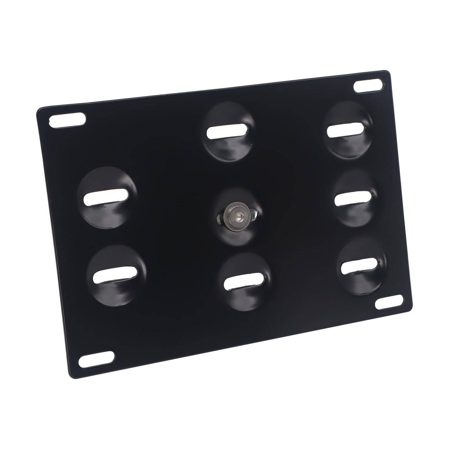 HiSport License Plate Holder Front Bumper Compatible with Mercedes C-Class CLA-Class E-Class S-Class GLK-Class ML-Class GLA-Class SL-Class, No Drill Relocator Hole Adapter Support Holder