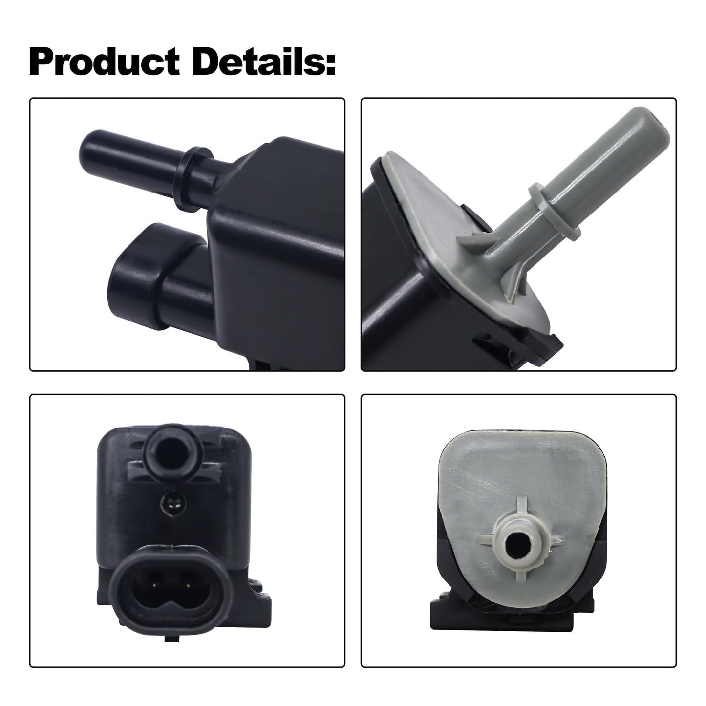 HiSport Vapor Canister Purge Valve Solenoid 12597567 214-1680 - Compatible with Chevry Impala Traverse Buick LaCrosse Enclave Cadillac SRX XTS GMC Replaces 12597567 911-032