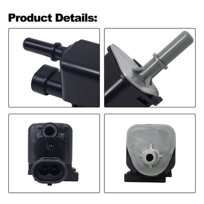 HiSport Vapor Canister Purge Valve Solenoid 12597567 214-1680 - Compatible with Chevry Impala Traverse Buick LaCrosse Enclave Cadillac SRX XTS GMC Replaces 12597567 911-032