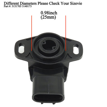 HiSport Throttle Position Sensor Compatible with Polaris Ranger 500/570,RZR 570 800,Sportsman 500/550/570 4x4 HO 2006-2016 Replace 3131705 3140173