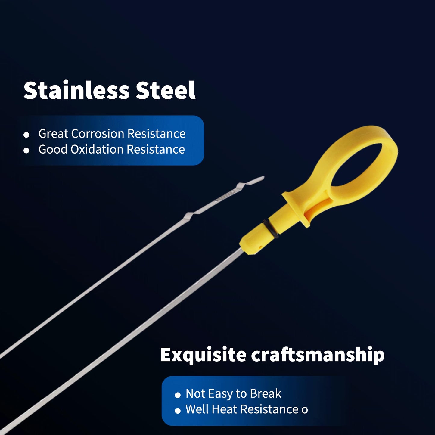 HiSport Engine Oil Dipstick 917008 - Compatible with Nissan Sentra Replacement 11140 Dip Stick for Checking Oil