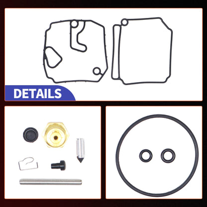 HiSport Carburetor Carb Rebuild Repair Kit Replacement for Yamaha 75HP 80HP 90HP 2-stroke with Gasket Jet Needle Valve O-ring Valve Cap