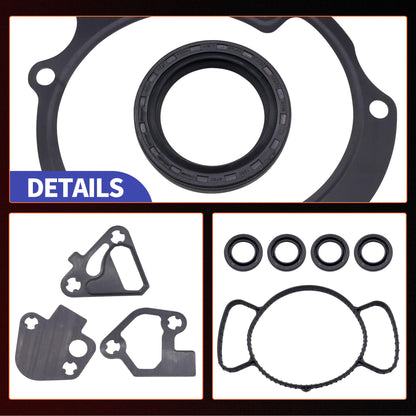 HiSport Timing Cover Gasket Set - Compatible with Buick Cadillac Chevy GMC Pontiac Saab Saturn Suzuki ATS CTS SRX STS XTS XL-7 9-4X G6 G8 Acadia Terrain 2.8L 3.0L 3.6L 2004-2016 - Replace TCS46108