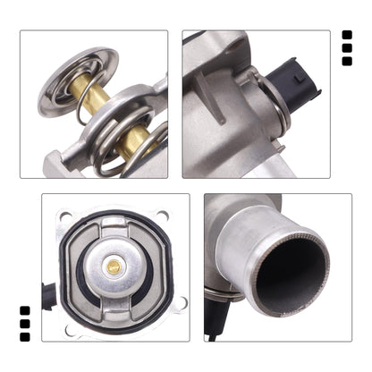 HiSport Thermostat Housing Assembly 55564891 96984104 Compatible with Chevrolet Aveo / Aveo5 2009-2011, Cruze 2011-2016, Sonic 2013-2018, Replacement for Pontiac G3 2009-2010 1.6L 1.8L