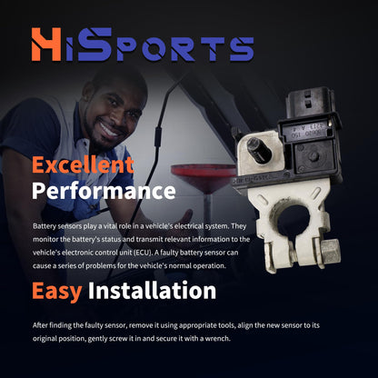 HiSport Main Current Battery Sensor Assembly Compatible with Nissan Qashqai Rogue Sport X-Trail Replacement for 294G0C990C 294G0-C990C