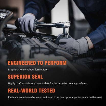 HiSport Engine Valve Cover Gasket Set - Compatible with Acura MDX RDX RL TL TSX ZDX Compatible with Honda Accord Crosstour Odyssey Pilot Ridgeline 3.5L 3.7L 2005-2018 - Replace VS50773R