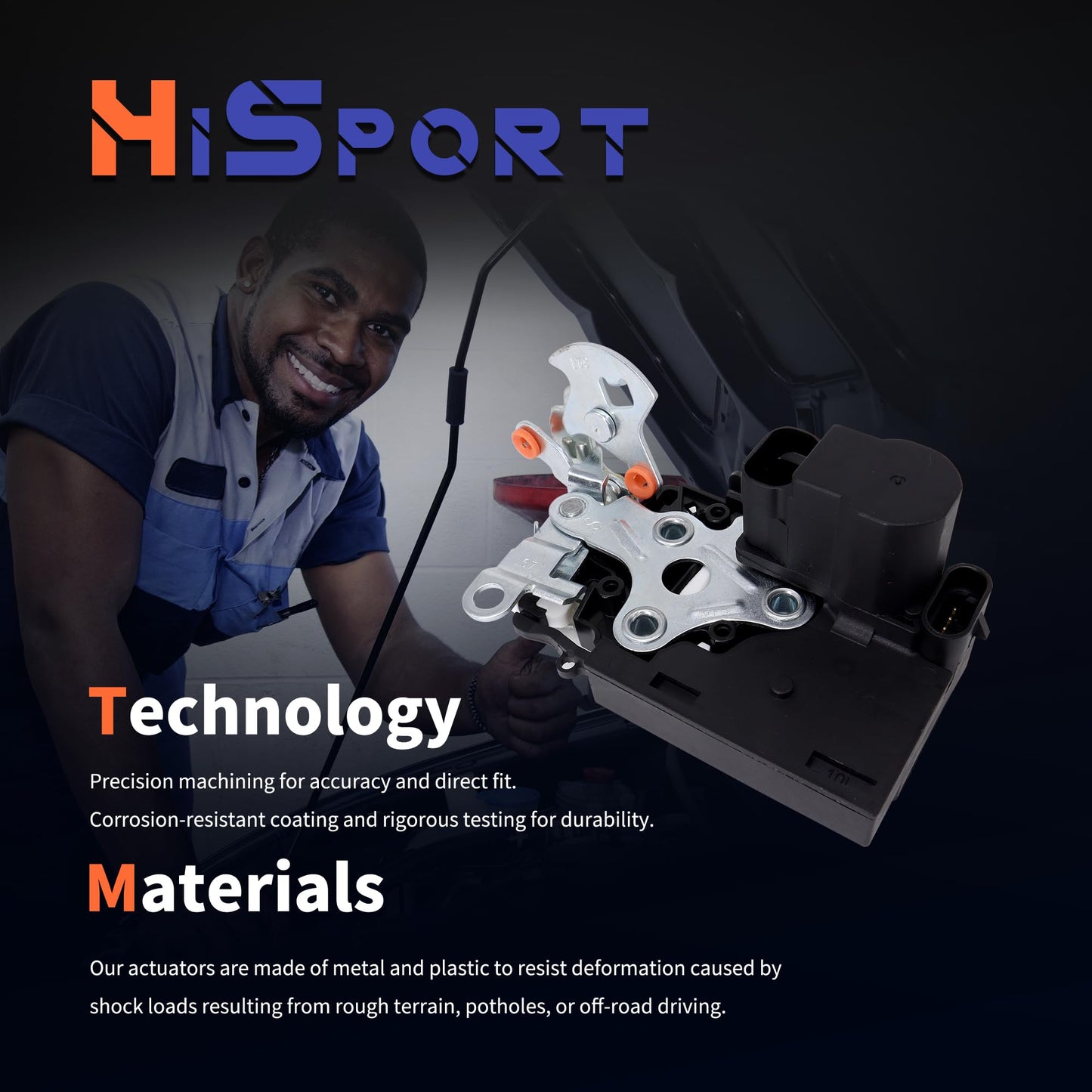 HiSport 15110511 Rear Trunk Door Latch - Compatible with Buick Rainier Chevy Trailblazer EXT GMC Envoy XL Envoy XUV Isuzu Ascender Oldsmobile Bravada Saab 9-7x 2002-2009 - Replace 931-298 15159269