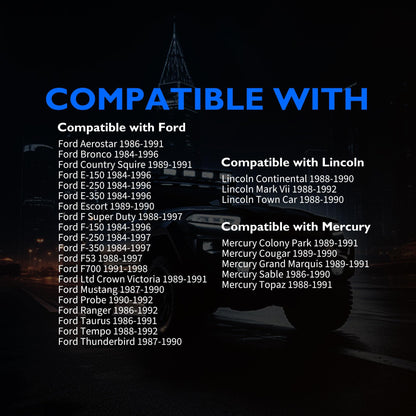 HiSport 1648138 Map Manifold Absolute Pressure Sensor Compatible with Ford Aerostar Bronco E-150 250 350 Escort Super Duty F-150 250 350 Mustang, Lincoln Continental, Mercury Capri Cougar Sable