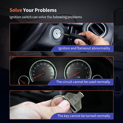 HiSport Door Lock Cylinder with 2 Keys DL-121 Compatible with Nissan Altima Frontier Pathfinder Xterra 1996¨C2004 3.3L 3.5L V6 2.5L 2.4L L4, H0600-3J125 H0601-3J125 H0600-3S500 H0600-3J185