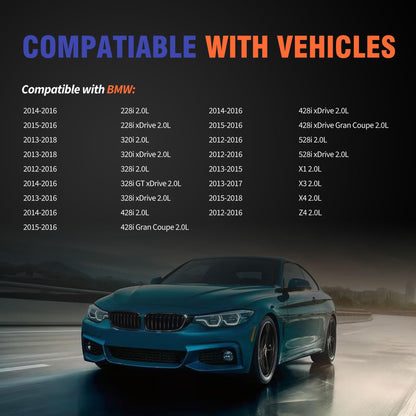 HiSport Cylinder Head Valve Cover Gasket Seal - Compatible with BMW 228i xDrive 320i xDrive 328i GT xDrive 428i xDrive Gran Coupe 528i xDrive X1 X3 X4 Z4 2.0L 2012-2018 - Replace 11127588418