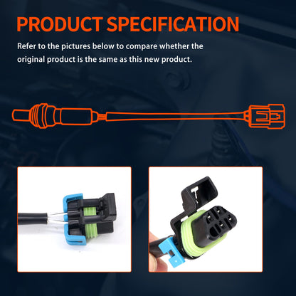 HiSport 12584050 Oxygen O2 Sensor Upstream and Downstream - Compatible with Buick Allure Enclave Lacrosse Cadillac ELR SRX Chevy Equinox Traverse Volt 2004-2017 1.4L 3.0L 3.6L 4.6L