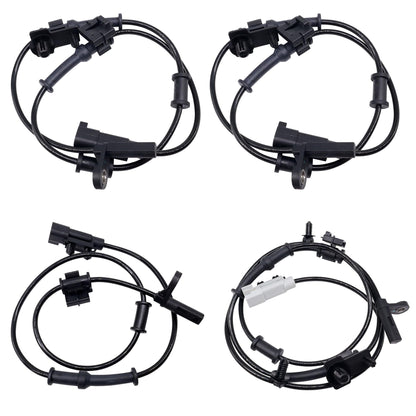 HiSport Front Rear Left Driver and Right Passenger Side ABS Wheel Speed Sensor Set Compatible with Dodge Chrysler 300 Challenger Charger 4PCS