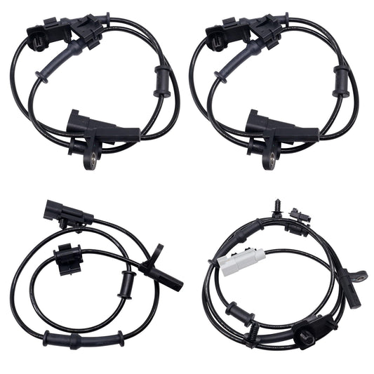 HiSport Front Rear Left Driver and Right Passenger Side ABS Wheel Speed Sensor Set Compatible with Dodge Chrysler 300 Challenger Charger 4PCS