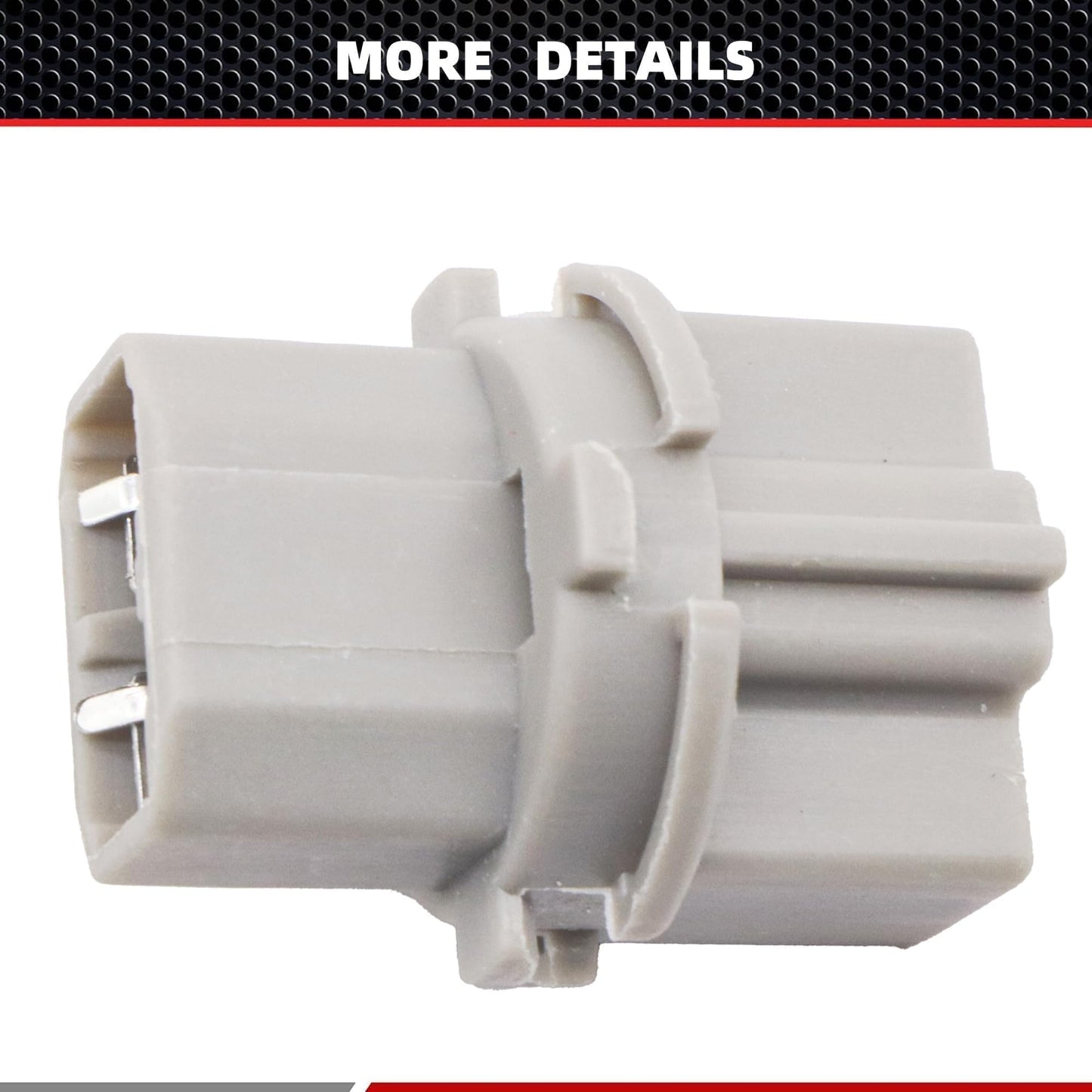 HiSport 33515S50003 2PCS Rear Tail Light Brake Lamp Socket Turn Signal Lights Wire Harness Plug Holder Compatible with Honda Accord Civic Honda Odyssey Fit