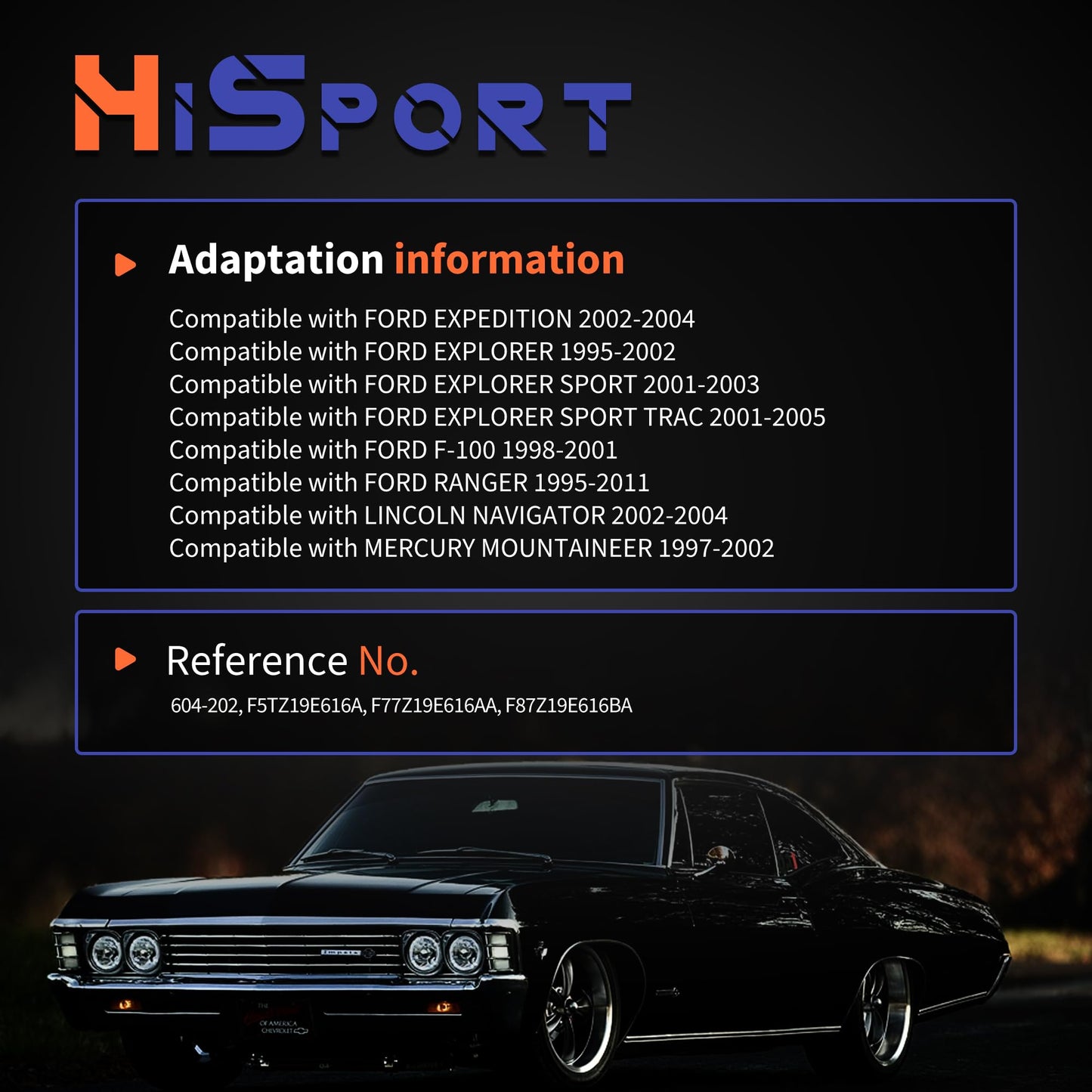 HiSport 604-202 HVAC Heater Blend Door Actuator - Compatible with Ford Expedition 2002-2004 Lincoln Navigator 2002-2004 Mercury Mountaineer 1997-2002 Replaces 604202 F5TZ19E616A F77Z19E616AA