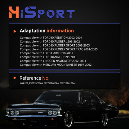 HiSport 604-202 HVAC Heater Blend Door Actuator - Compatible with Ford Expedition 2002-2004 Lincoln Navigator 2002-2004 Mercury Mountaineer 1997-2002 Replaces 604202 F5TZ19E616A F77Z19E616AA