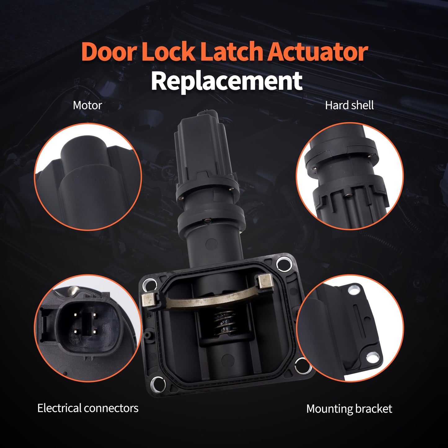 HiSport 4x4 Front Differential Axle Actuator compatible with Dodge Ram 1500 2008-2016 Pickup Truck Replace 52114387AB 52114387AC 52114387AD