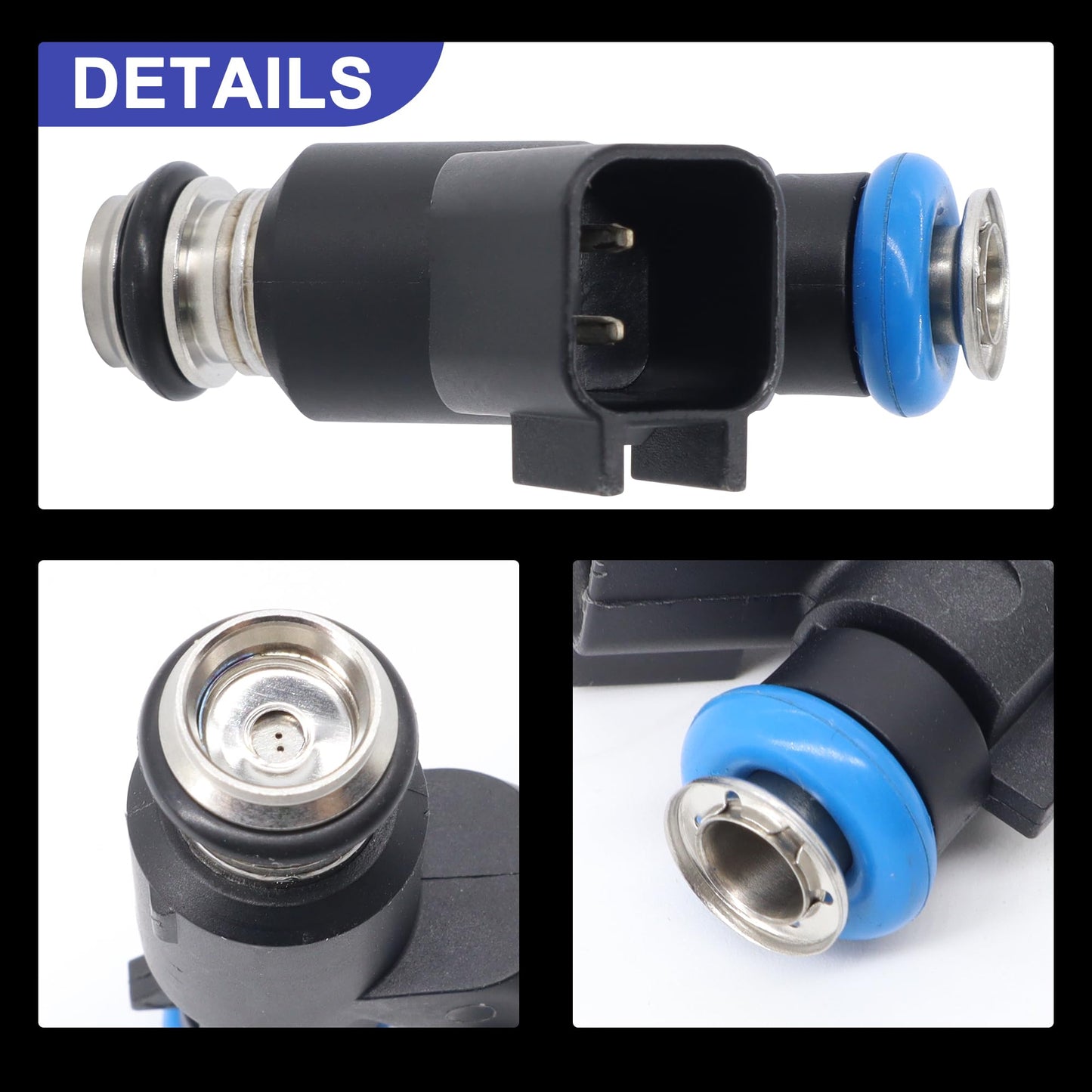 HiSport Fuel Injectors 12592648 Replacement For Chevy Malibu Impala 2006-2010, Uplander 2006-2009,Compatible with Buick Terraza 2006-2007,Pontiac Montana G6 2006-2009 3.5L 3.9L 6 PCS