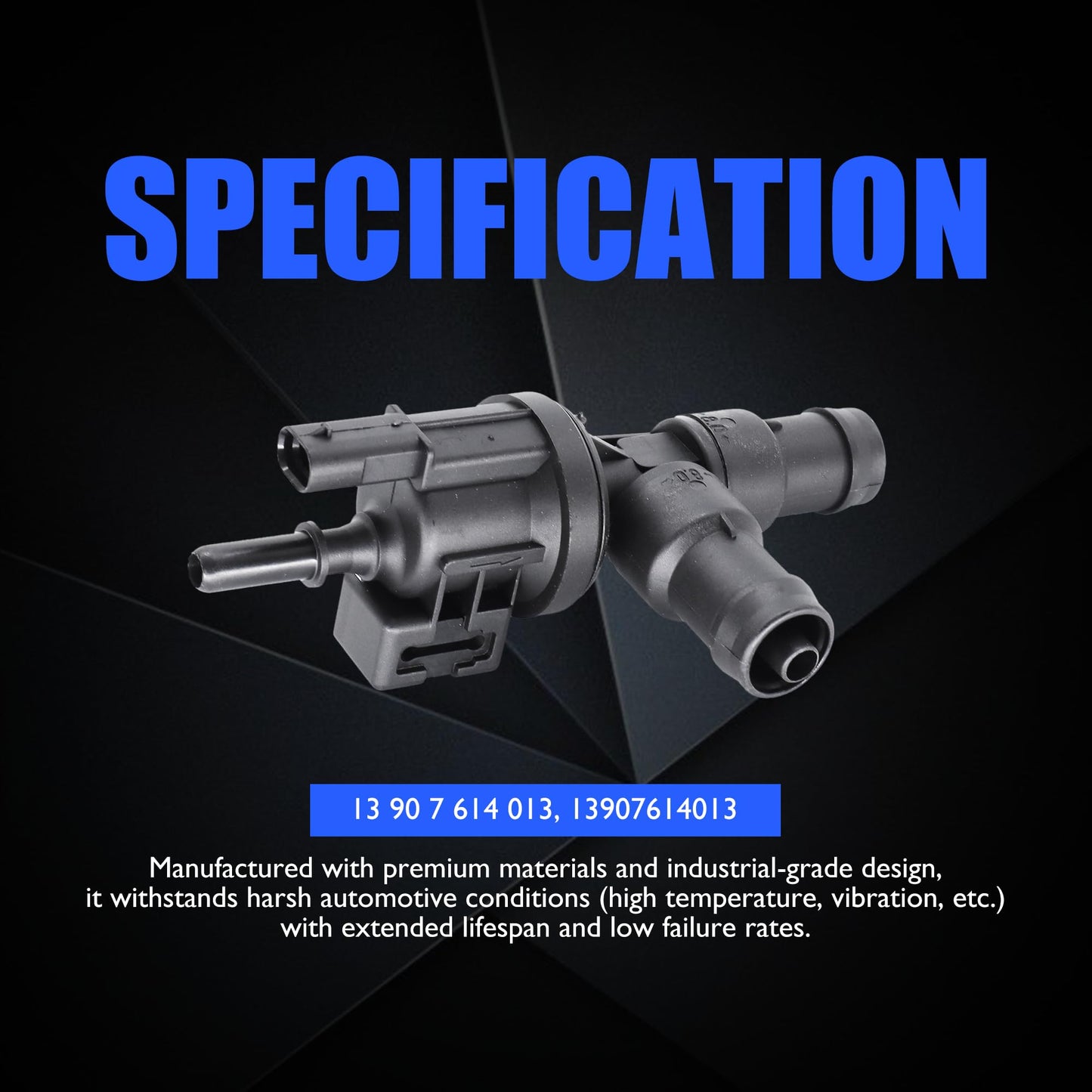 HiSport Fuel Tank Breather Valve - Compatible with BMW X1 2016-2020 Compatible with Mini Cooper 2019-2020 Cooper Clubman 2016-2020 Cooper Countryman 2017-2020 - Replace 13907614013