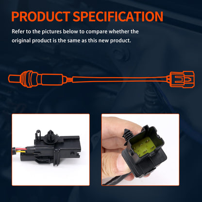 HiSport 25025005 O2 Oxygen Sensor Upstream - Compatible with Infiniti FX35 G35 M35 M45 Compatible with Nissan 350Z Altima Sentra Compatible with Volvo C70 S70 V70 1999 2003-2008