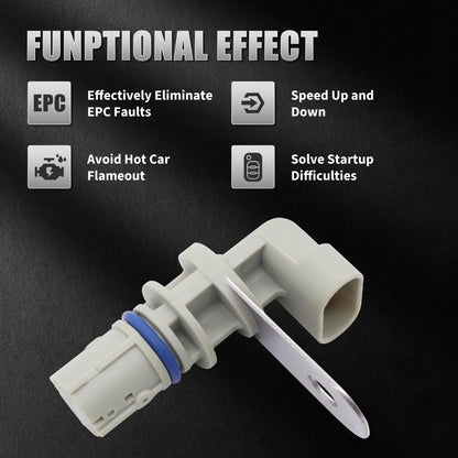 HiSport 12585546 Crankshaft Position Sensor - Compatible with Chevry Express 1500 2500 3500 4500 Buick Allure Cadillac CTS Hummer H2 H3 H3T Pontiac G8 Saab 9-7x GMC Savana - Replace 917-760 2133520