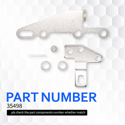 HiSport Bracket and Lever Kit - Automatic Transmission Shifter Cable Bracket Kit Compatible with GM TH400 TH350 TH250 200-4R 4L80E 4L85E