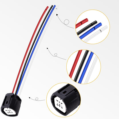 HiSport 27060-0P030 Alternator Regulator Connector Compatible with Toyota FJ Cruiser 2007-2009, Tacoma 2005 2006 2007 2008 2009 2010 2011 2012 2013 2014 2015, Tundra 2005-2010 Replace 210-0608