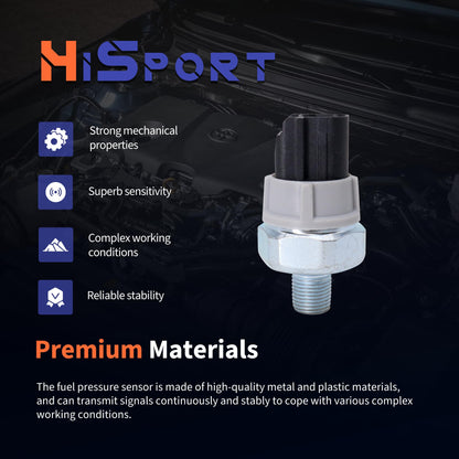 HiSport 83530-60020 Oil Pressure Switch Sensor - Compatible with Chevy Geo Lexus Pontiac Scion Subaru Toyota Prizm CT200h ES300 ES300h ES330 ES350 GS F GS300 GS350 1993-2016 - Replace 37241-RNA-A01