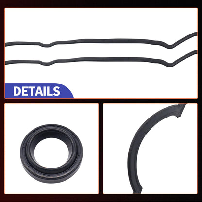 HiSport VS50471R Valve Cover Gasket Set - Compatible with Lexus Es300 1994-1998 Compatible with Toyota Avalon 1995-2000 Camry 1994-2003 Sienna 1998-2001 Solara 1999-2003 3.0L